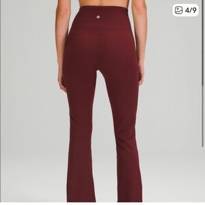 lululemon athletica Flared Groove High-Rise Pants — Merlot
